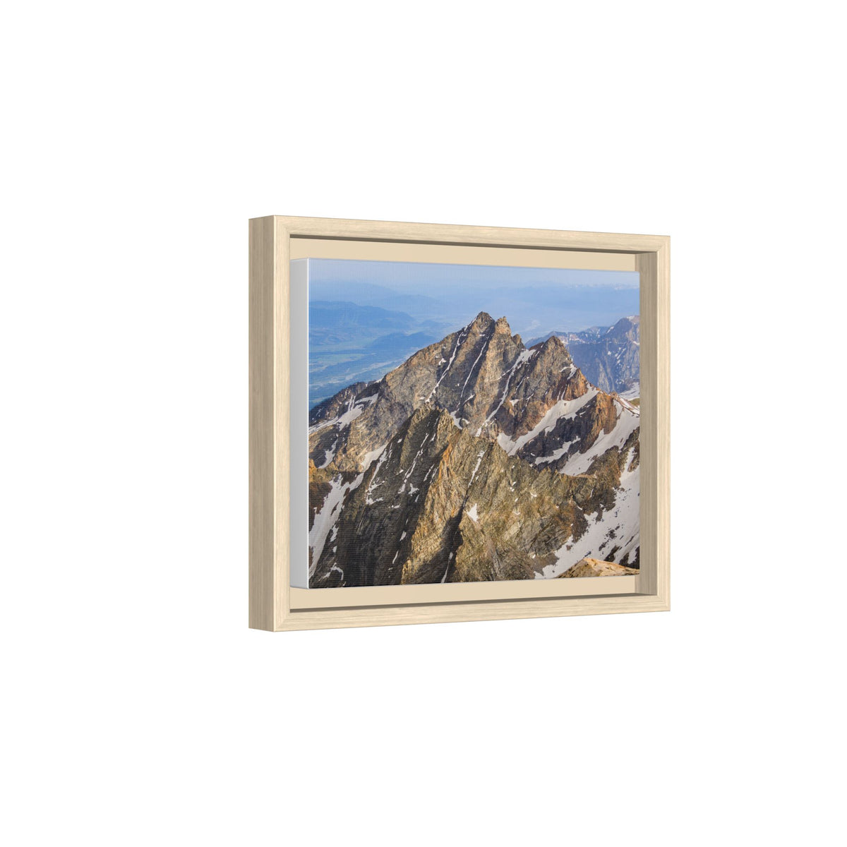 Rugged Spires — Framed Canvas Print