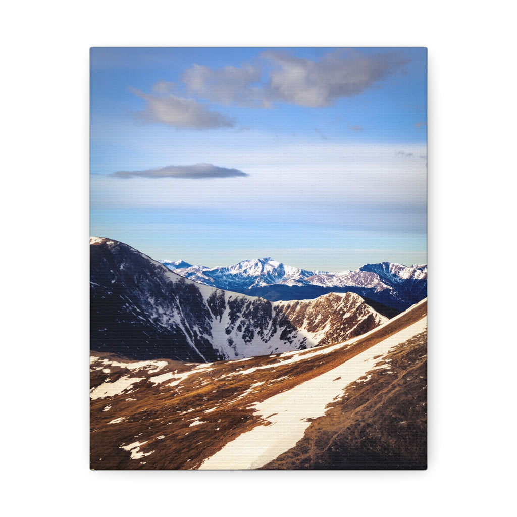 Ridgeline to the Range — Matte Cotton Canvas Print