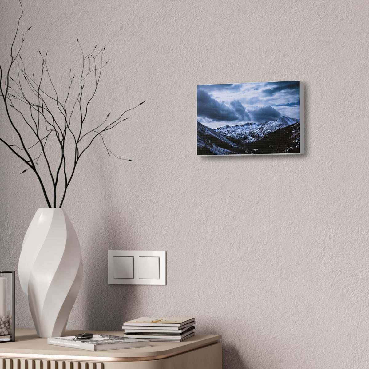Storm Over the Valley — Gallery Canvas Print