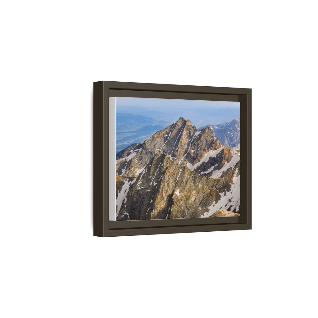 Rugged Spires — Framed Canvas Print