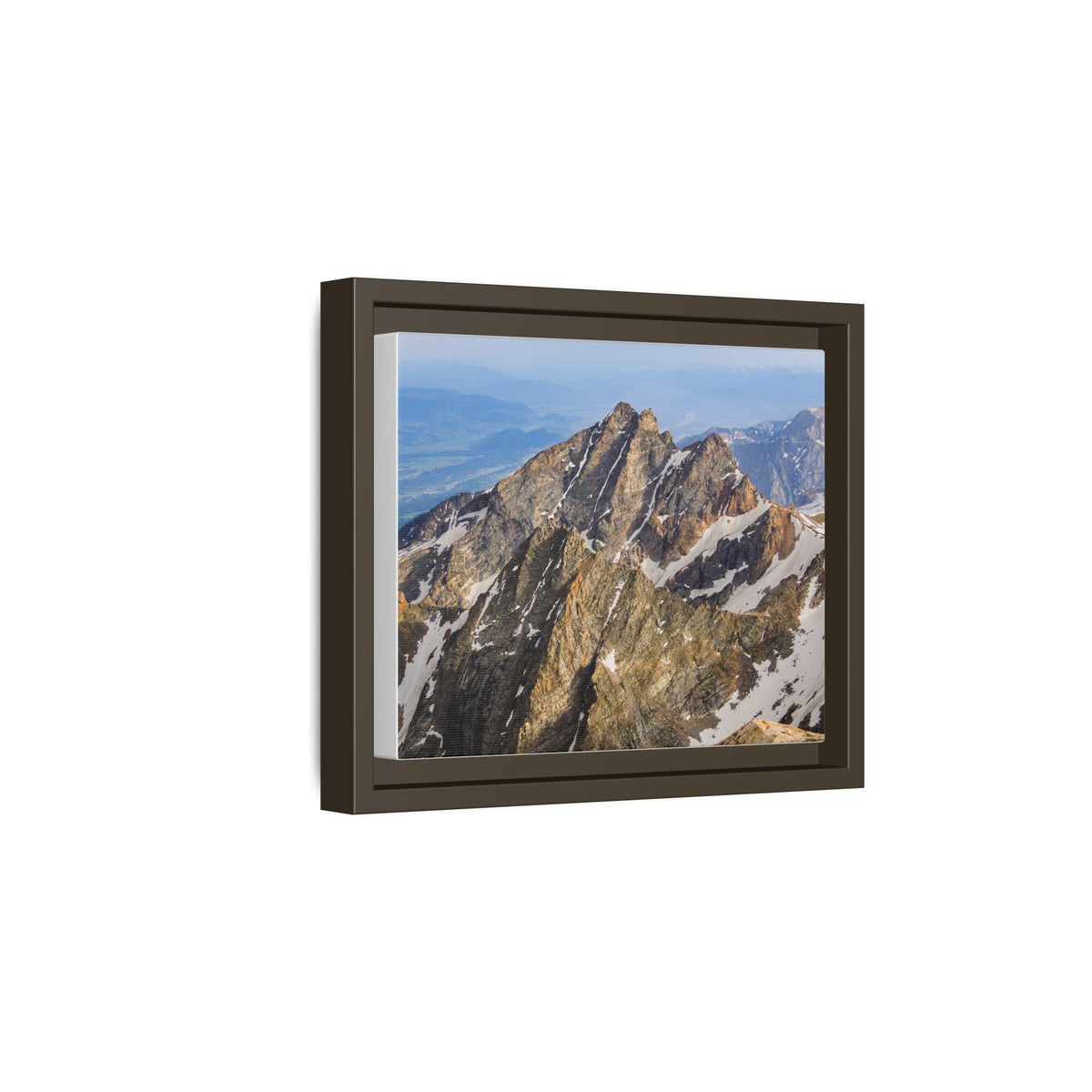 Rugged Spires — Framed Canvas Print
