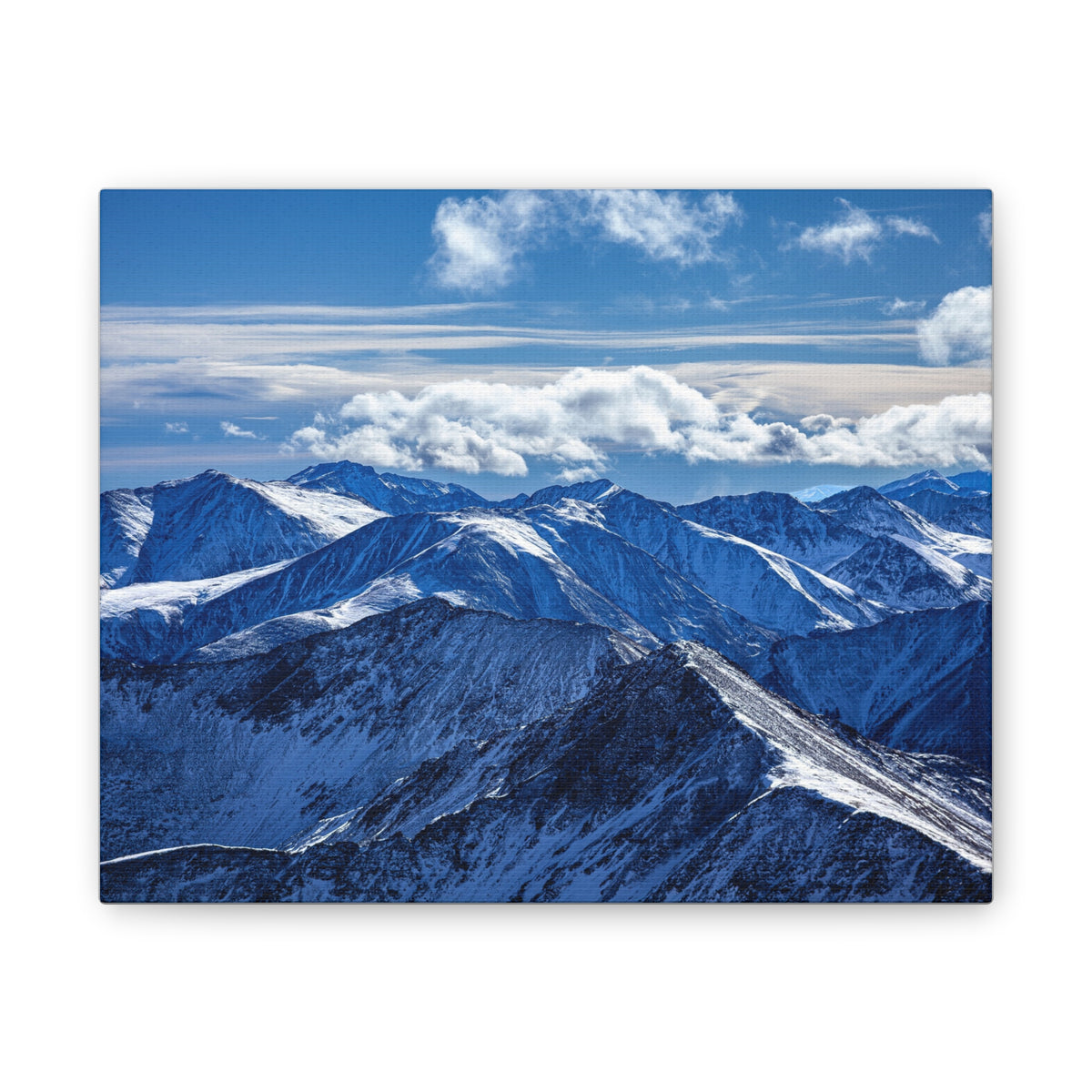 Winter Ranges — Slim Canvas Print
