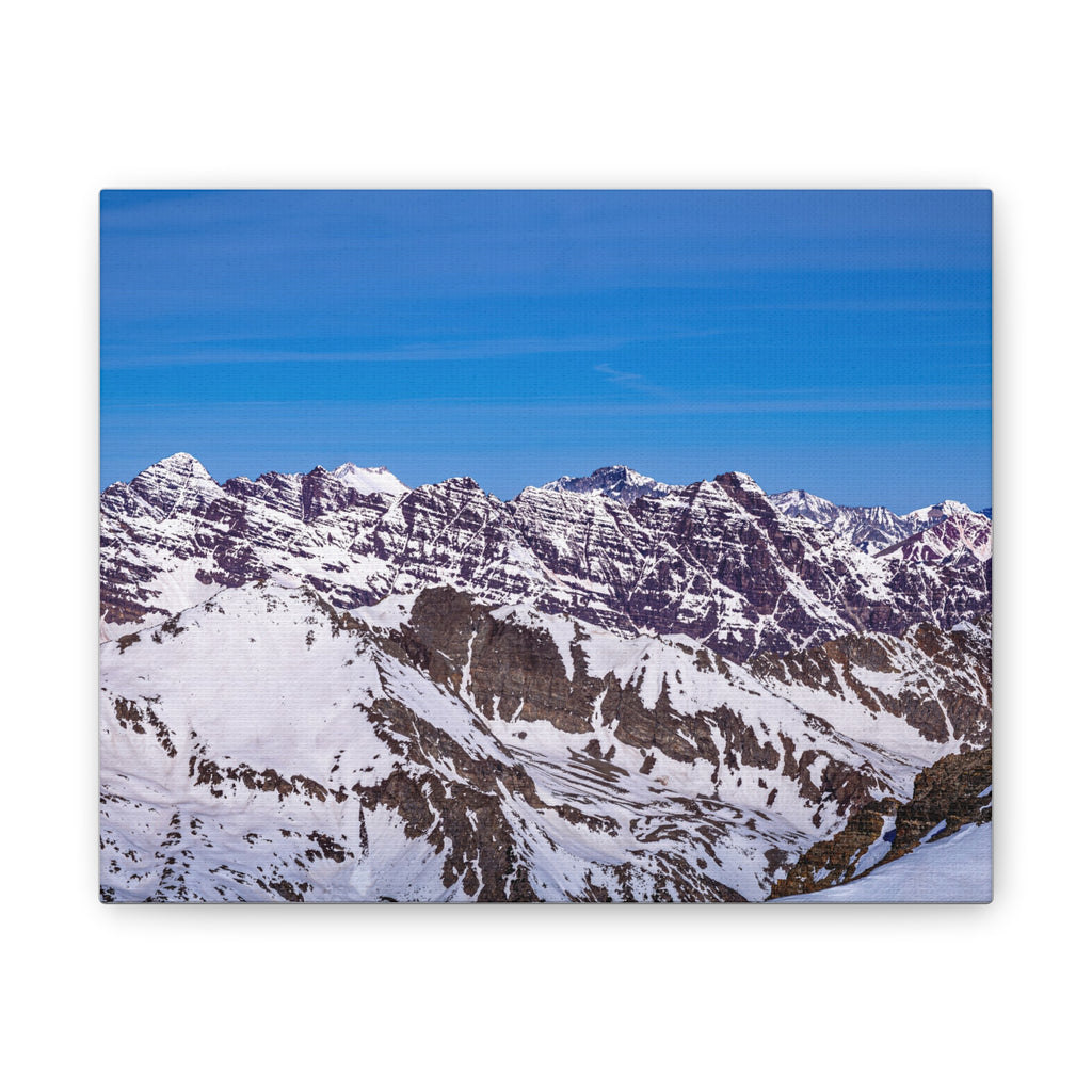 Red Rock Ridges — Slim Canvas Print