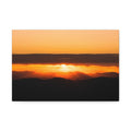 Sunset Over the Ridges — Gallery Canvas Print