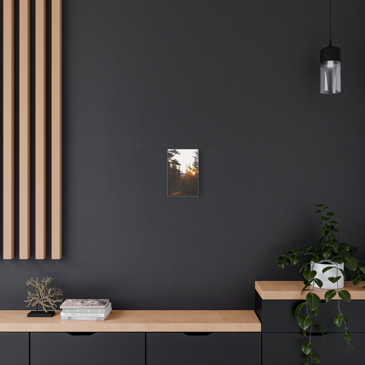 Forest Sunburst — Classic Canvas Print