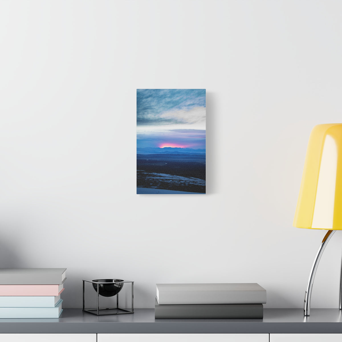 Sunset Through the Clouds — Classic Canvas Print