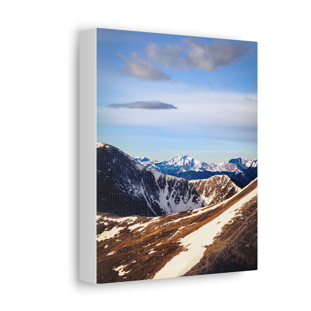 Ridgeline to the Range — Matte Cotton Canvas Print