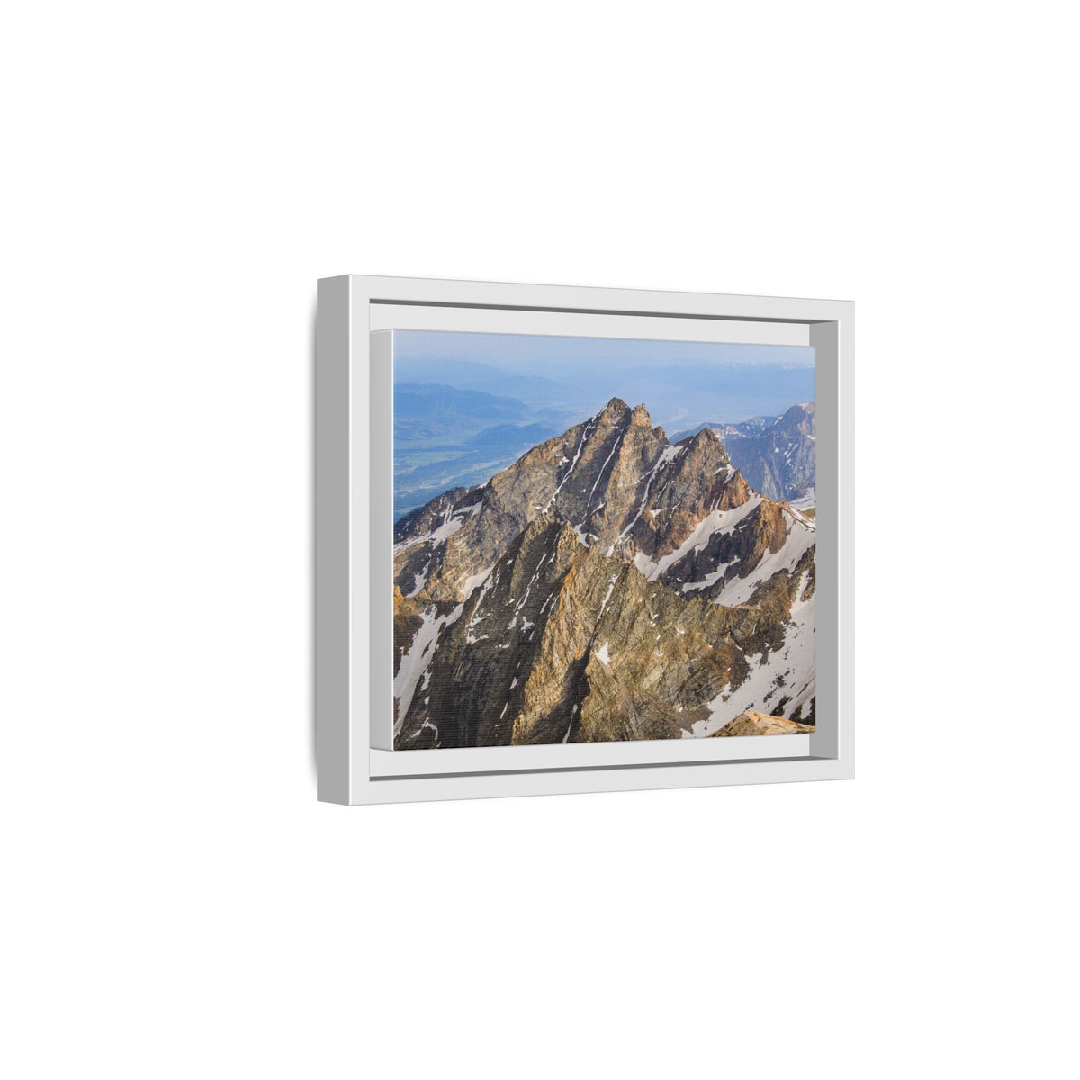 Rugged Spires — Framed Canvas Print