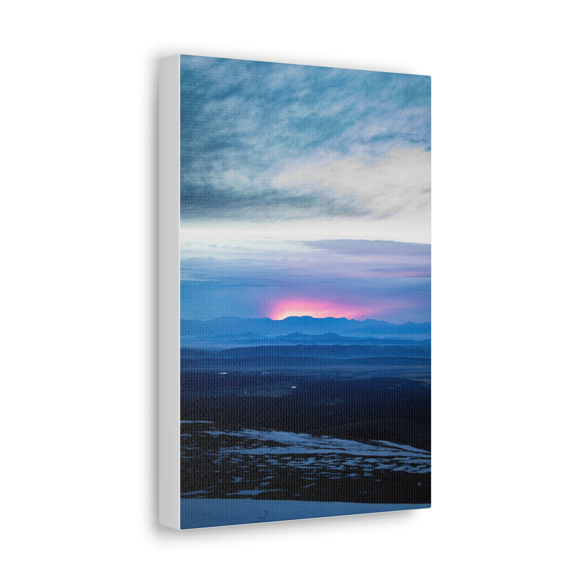 Sunset Through the Clouds — Classic Canvas Print
