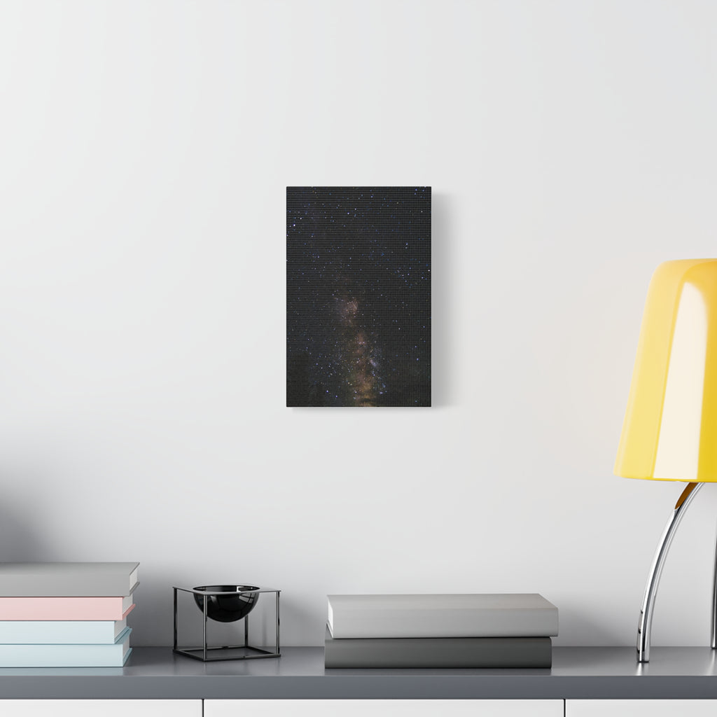 Milky Way Through the Pines — Classic Canvas Print