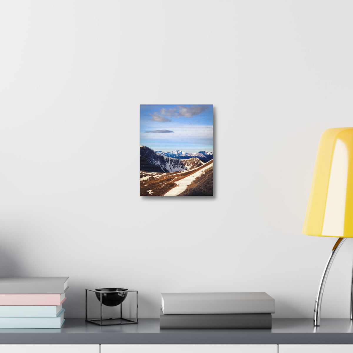 Ridgeline to the Range — Matte Cotton Canvas Print