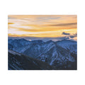 Sunset on the Range — Satin Canvas Print