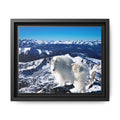 High Country Mountain Goat — Framed Canvas Print