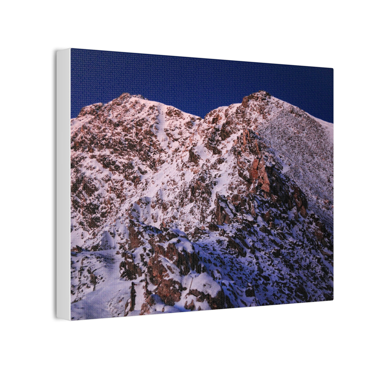 Alpenglow on the Rocks — Slim Canvas Print