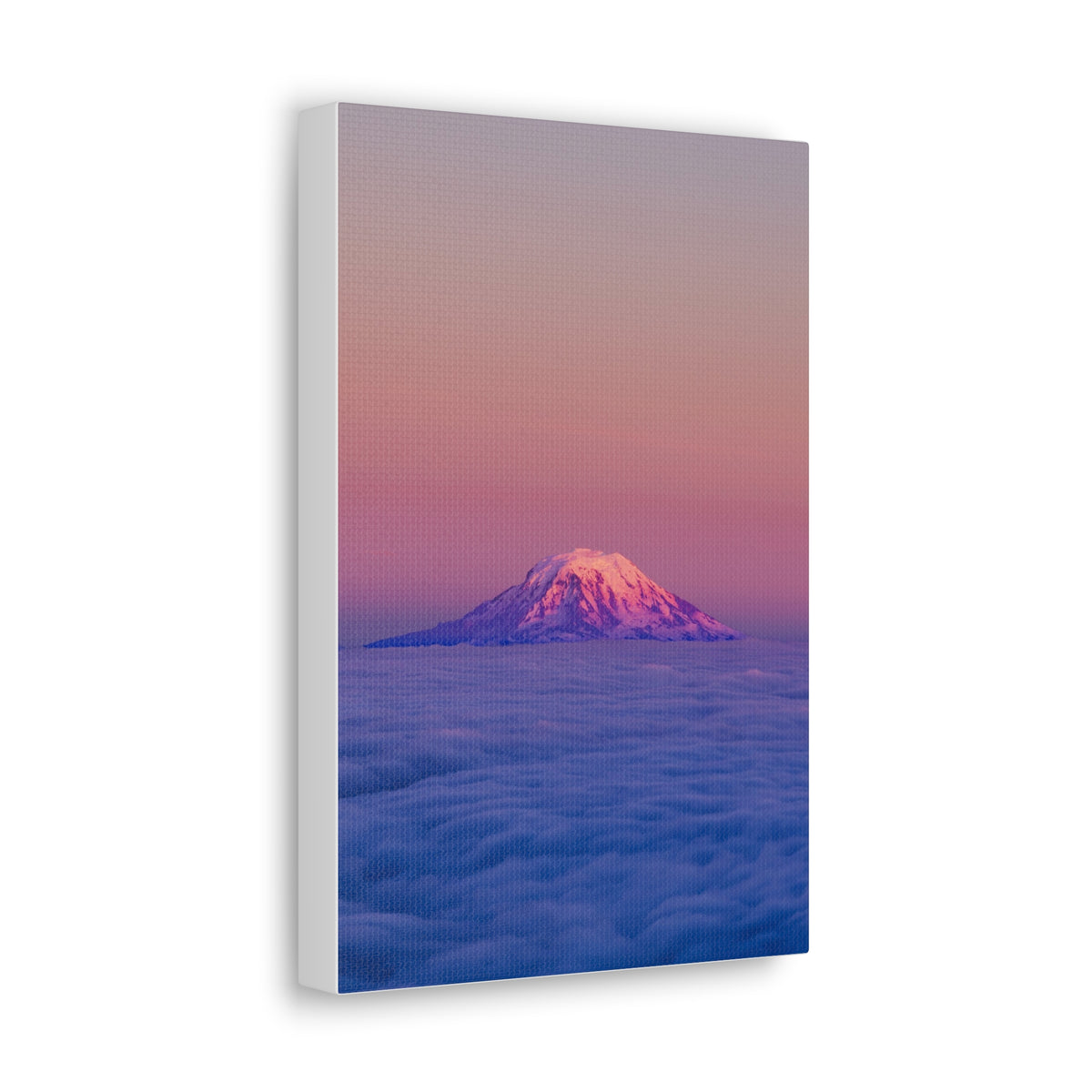 Alpenglow Above the Clouds — Classic Canvas Print