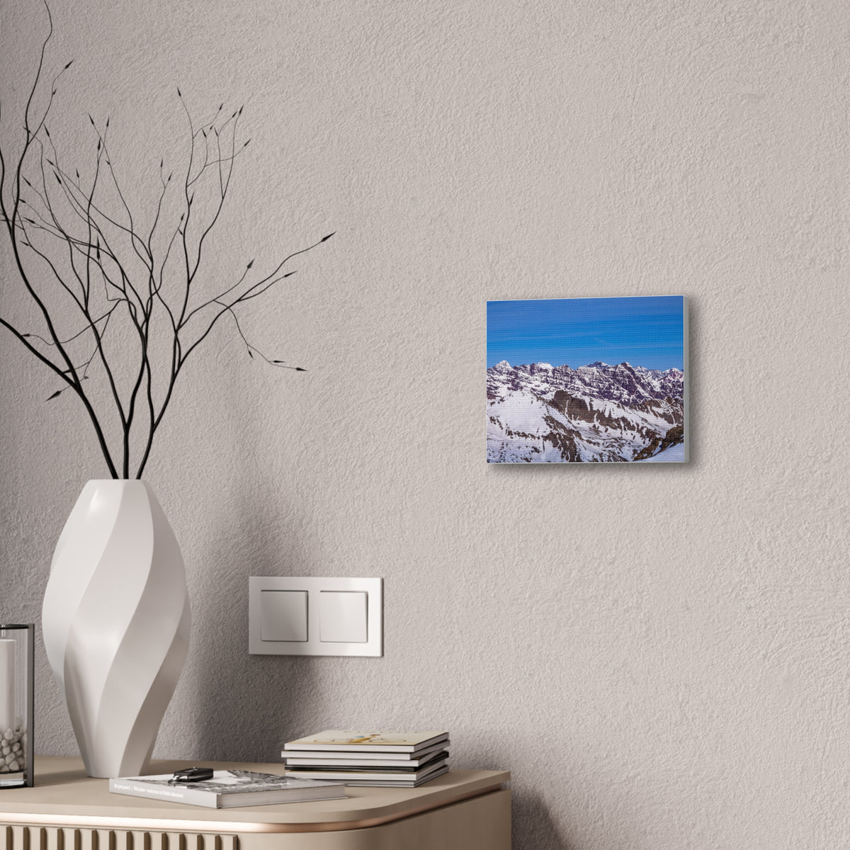 Red Rock Ridges — Slim Canvas Print