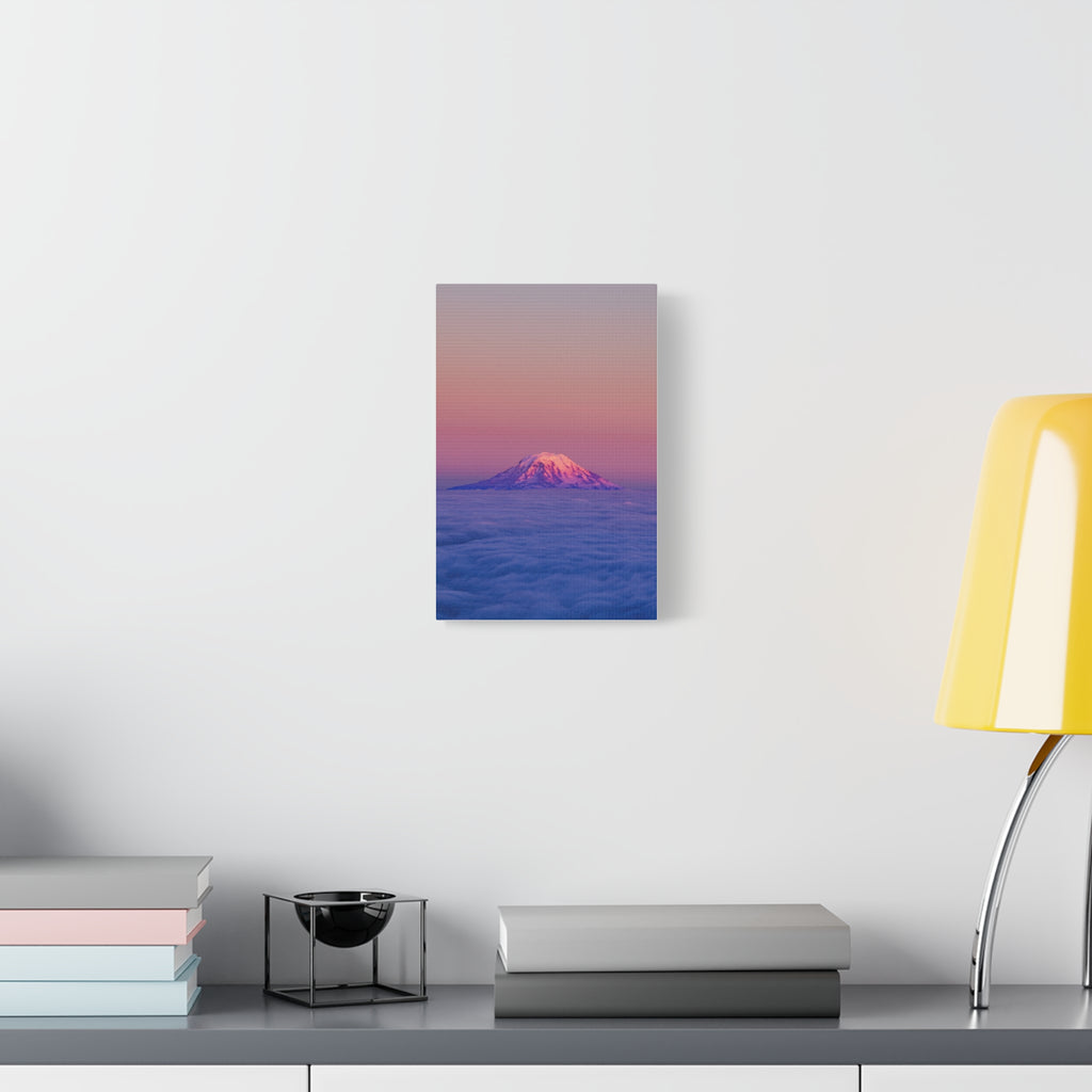Alpenglow Above the Clouds — Classic Canvas Print