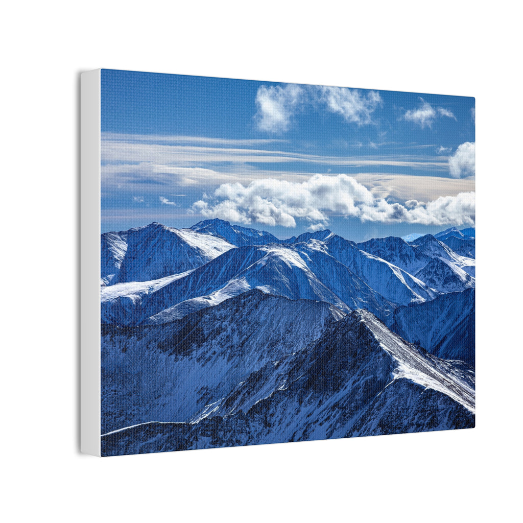 Winter Ranges — Slim Canvas Print